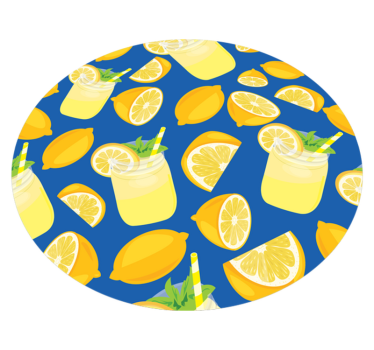 Osvežilna limonada Vinilna preproga za kuhinjo - TenStickers
