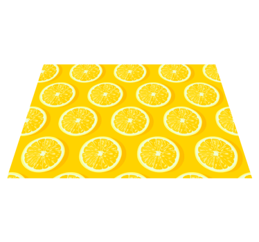 Narezana limona tekstura preproga - TenStickers