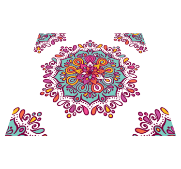 Mandala za kuhinjsko tla - TenStickers