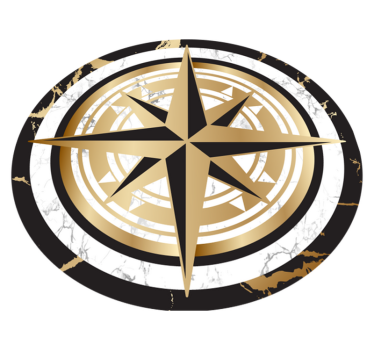 Kompas medaljonski kuhinjski pod - TenStickers