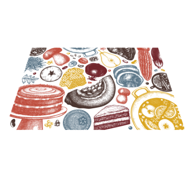 Jesenski atributi kuhinjska tla - TenStickers