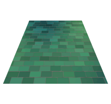 Textured green design vinilna talna obloga ploščice - TenStickers