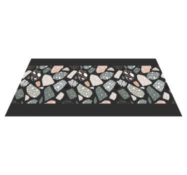 Colorful stone arrangement vinilna preproga - TenStickers