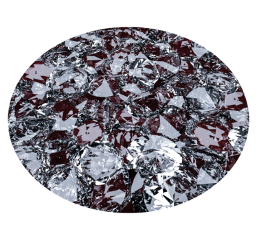 Kristalni dragi kamen vinilna preproga - TenStickers