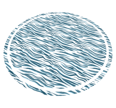 Preproga modrega živalskega tiska - TenStickers