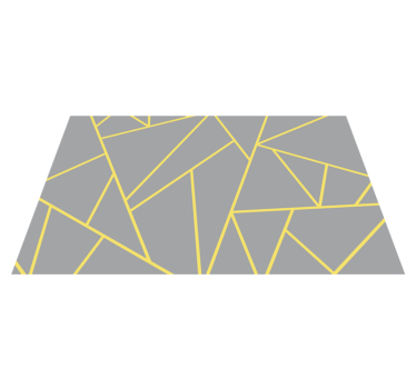 Pantonski trikotniki dve geometrijski preprogi - TenStickers