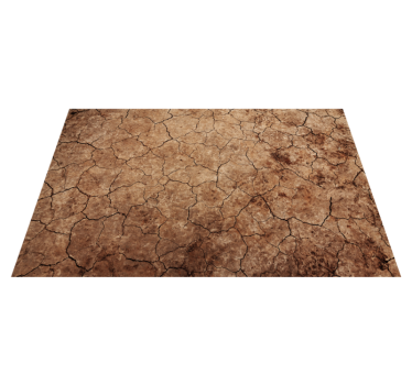 Cracked earth texture vinilna preproga s kamnitim vzorcem - TenStickers