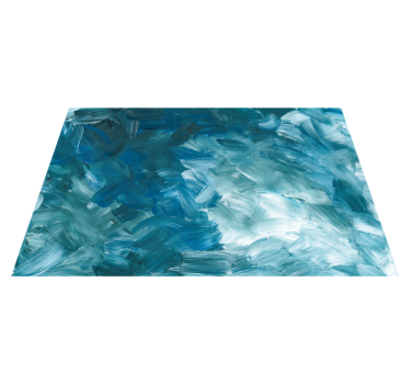 Marine brush strokes vinilna preproga - TenStickers