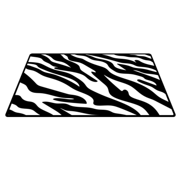 Single tone stripes vinilni tepih z živalskim potiskom - TenStickers