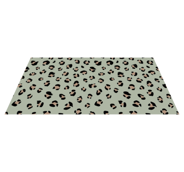 Leopard motif aesthetic vinilni tepih z živalskim vzorcem - TenStickers