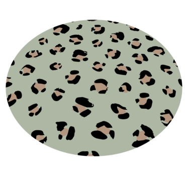 Leopard print aesthetic vinilni tepih z živalskim potiskom - TenStickers