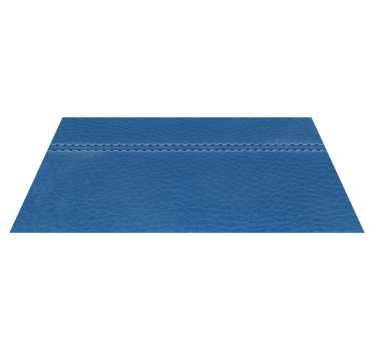 Blue leather stitching vinilna preproga - TenStickers