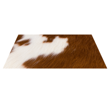 Cowhide illustration vinilni tepih s potiskom živali - TenStickers