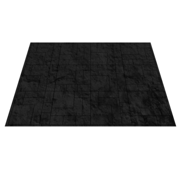 Textured black surface vinilna preproga s kamnitim vzorcem - TenStickers