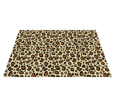 Motiv leopardjih pik vinilni tepih s potiskom živali - TenStickers