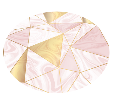 Vinilne preproge z geometrijskimi vzorci pastelna mozaik - TenStickers