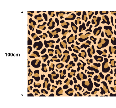 Preproga z živalskim potiskom iz leoparda - TenStickers