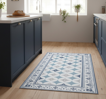 Azure tile vinilna preproga za kuhinjo - TenStickers