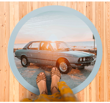 Bmw 3. 0 retro preproga - TenStickers