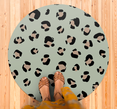 Leopard print aesthetic vinilni tepih z živalskim potiskom - TenStickers