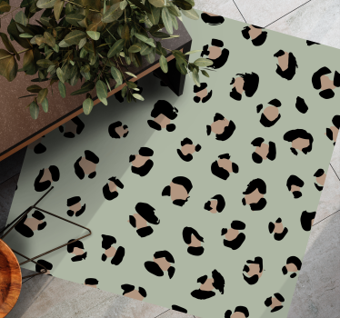 Leopard spots skin vinilni tepih s potiskom živali - TenStickers