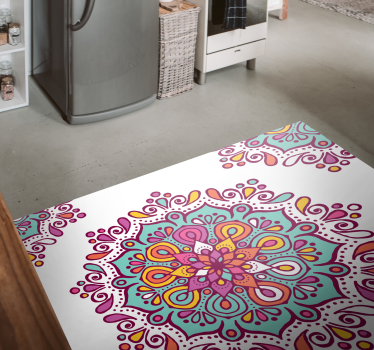 Mandala za kuhinjsko tla - TenStickers