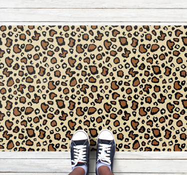 Motiv leopardjih pik vinilni tepih s potiskom živali - TenStickers