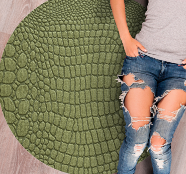 Natural crocodile skin vinilni tepih s potiskom živali - TenStickers