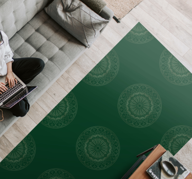 Oblikovanje motiva mandale Vinilna preproga mandala - TenStickers