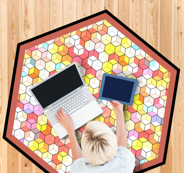 Raznobarvne ploščice mat - TenStickers