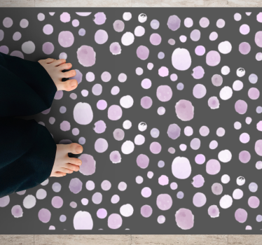 Svetlo roza akvarelni mehurčki geometrijske podstavki - TenStickers