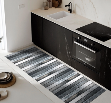 Tekstura lesa Vinilna preproga za kuhinjo - TenStickers