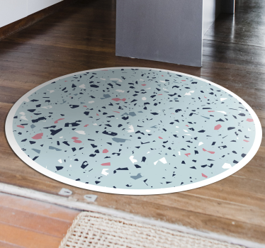 Modri teraco slog Vinilna preproga za kuhinjo - TenStickers