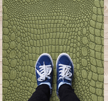 Crocodile skin effect vinilni tepih z živalskim potiskom - TenStickers