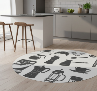 Vinilna preproga za kuhinjo komplet za kavo - TenStickers
