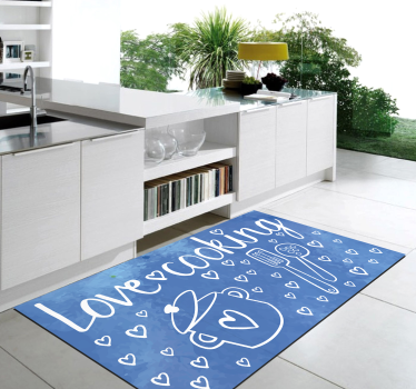 Vinilna preproga za kuhinjo - zelo rada kuham - TenStickers