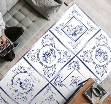 Vintage mat ploščice mat - TenStickers