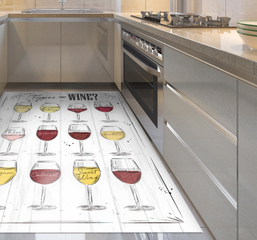 Vrsta vin rdeče preproge po naročilu - TenStickers