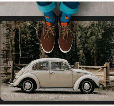 Vw hrošč retro preproga - TenStickers