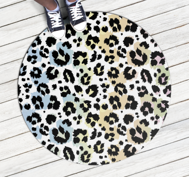 Vzorec leopardjih pik vinilni tepih s potiskom živali - TenStickers