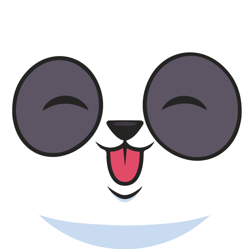 Obraz pande Bel vinilni preproga - TenStickers