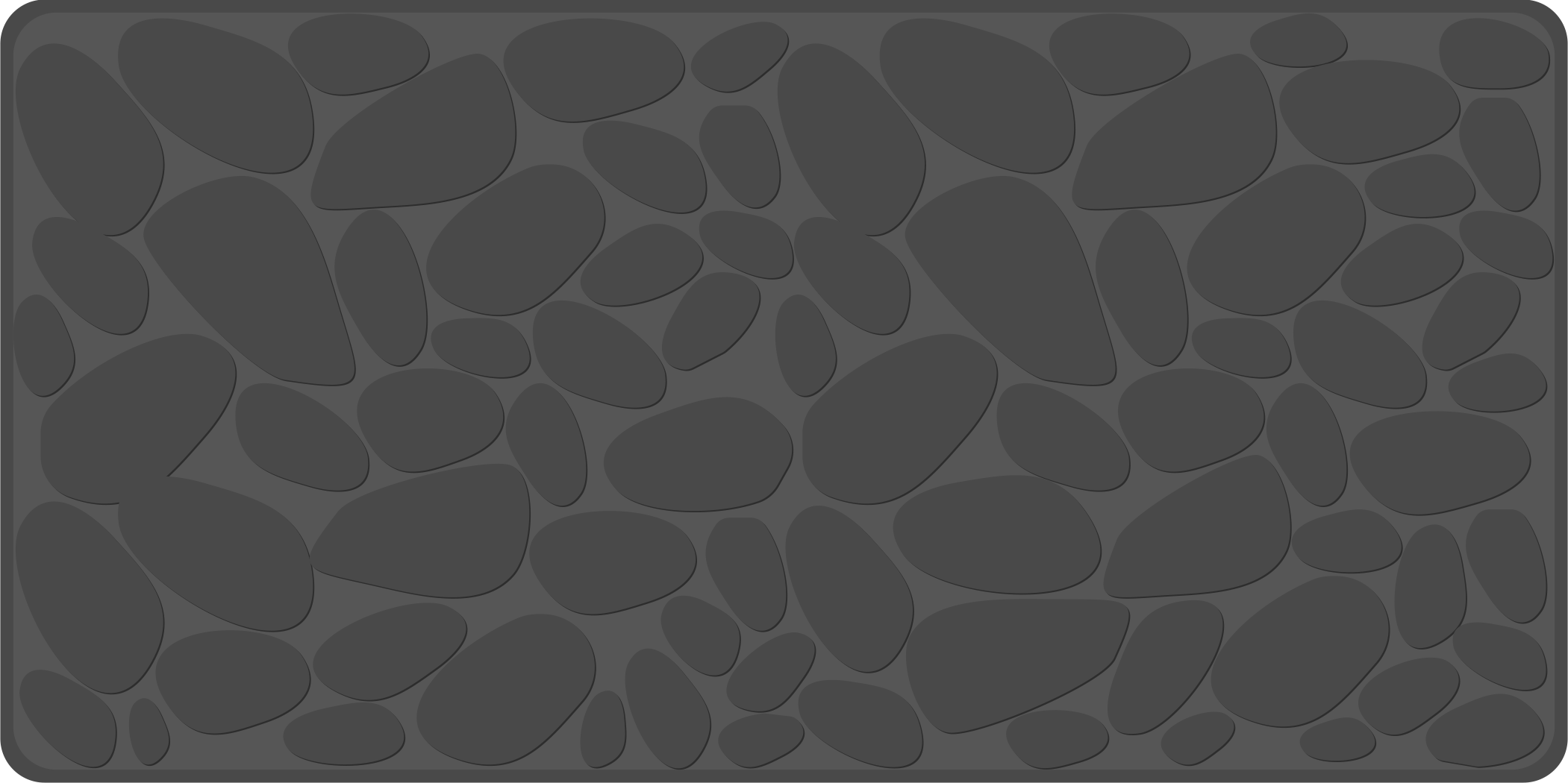 Učinek sivega kamna Vinilna preproga za kopalnico - TenStickers