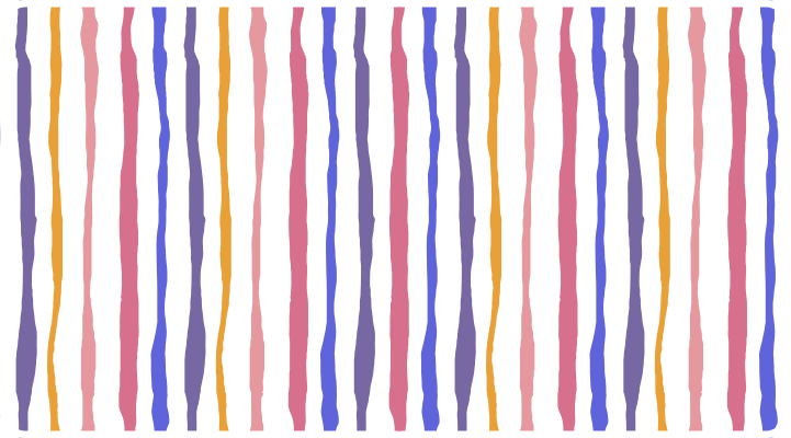 Pisane široke črte Vinilna preproga za kopalnico - TenStickers