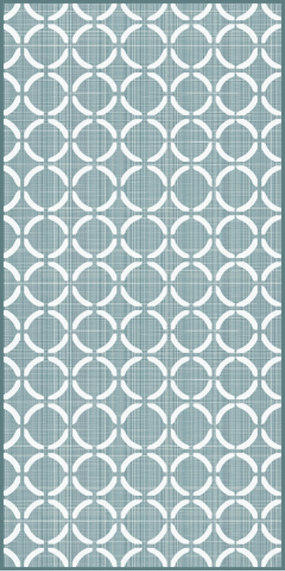 Zelena v starem slogu Vinilna preproga za kuhinjo - TenStickers