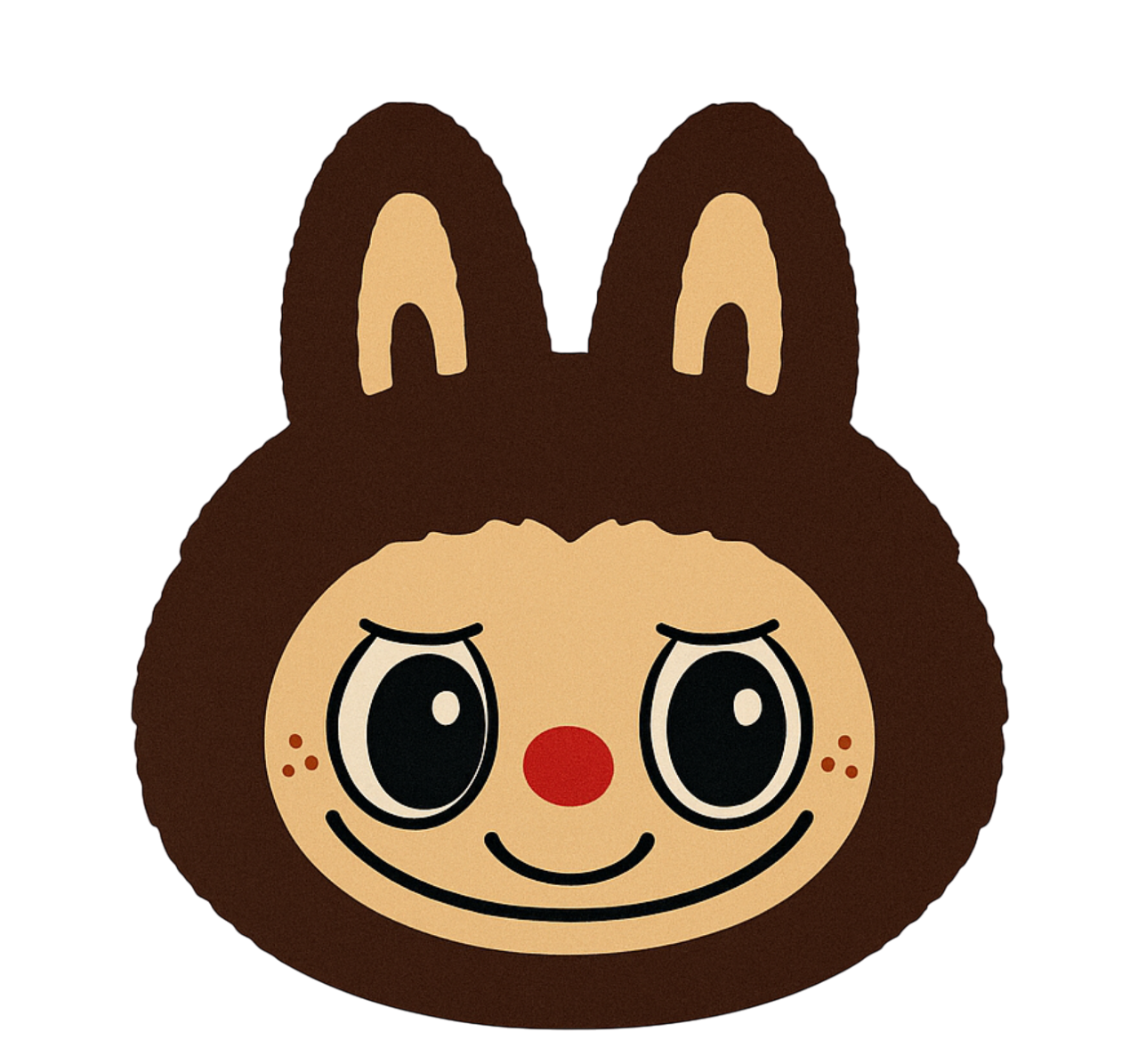 Rjav dizajn labubuja Vinilne preproge v drugih vzorcih - TenStickers