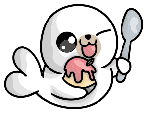 Tepih z živalskim potiskom anime mladič tjulnja - TenStickers