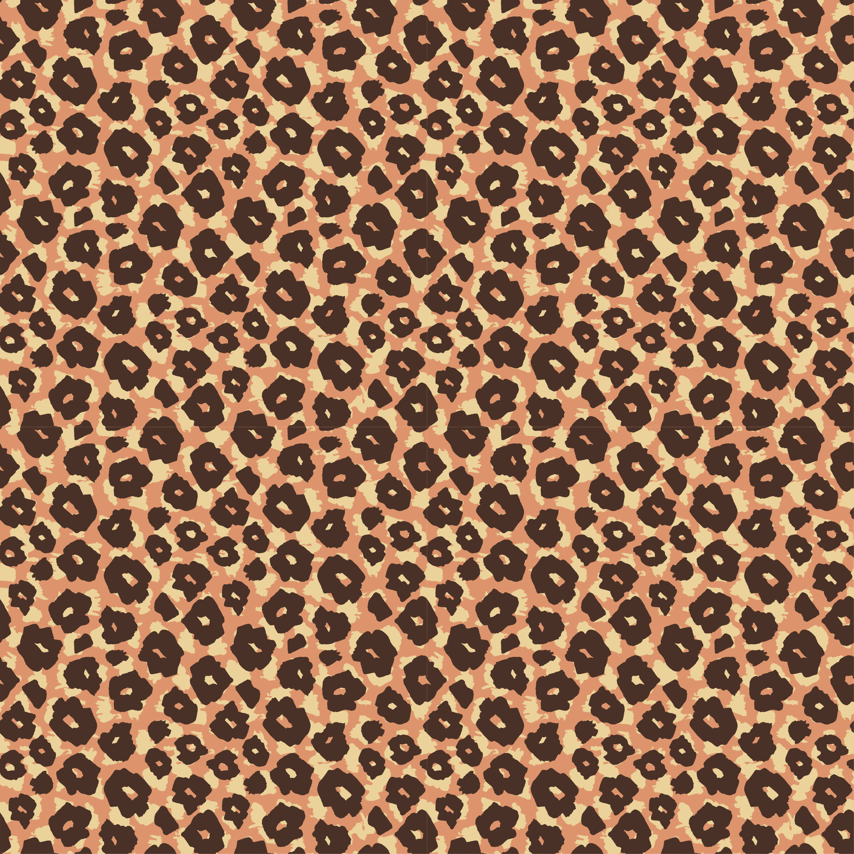 Tepih z živalskim potiskom imitacija leoparda - TenStickers