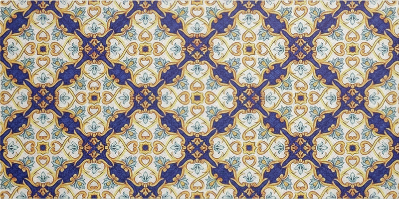 Vinilna preproga za kuhinjo regal mediteran - TenStickers