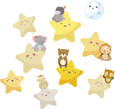 Tepih z živalskim potiskom za otroško sobo - TenStickers