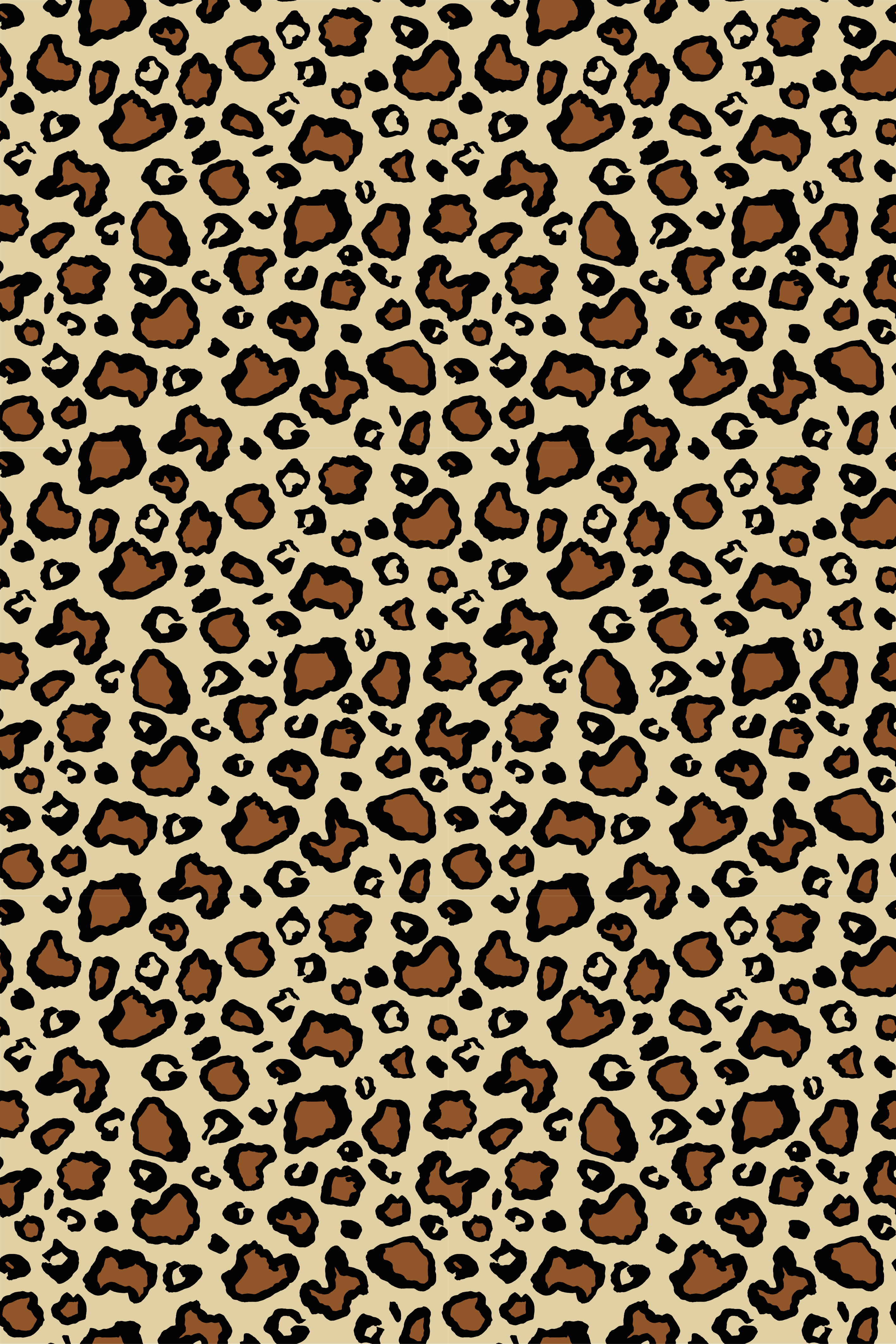 Tepih z živalskim potiskom klasičen leopardji vzorec - TenStickers